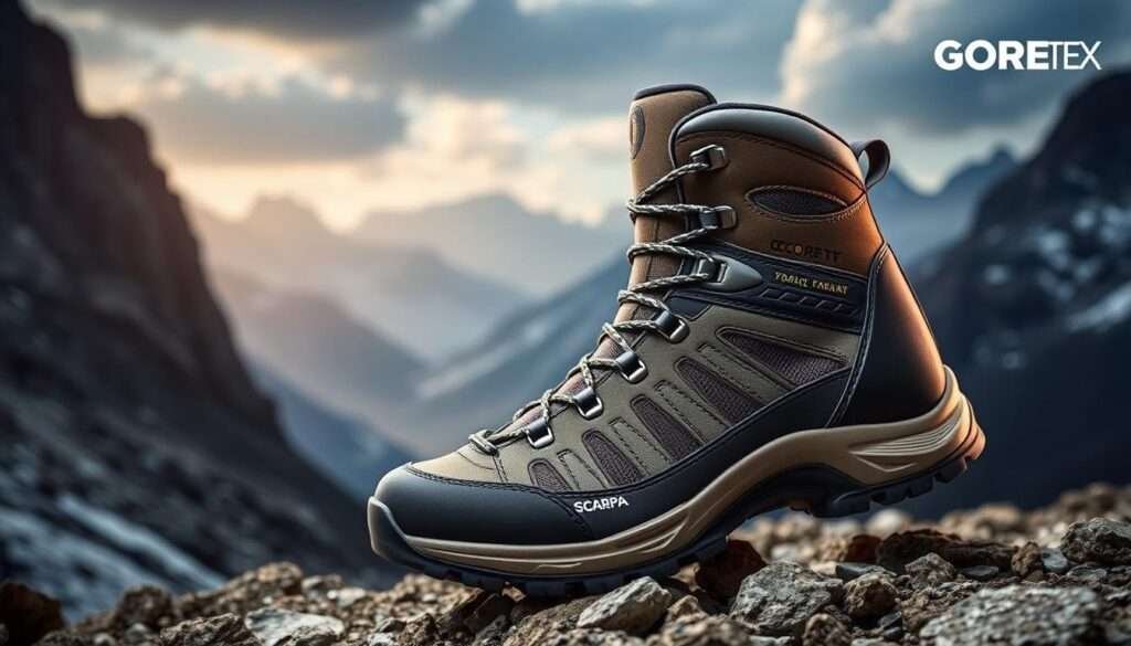 Scarpa Zodiac Plus GTX mountain climbing footwear Scarpa Zodiac Plus GTX mountain climbing footwear